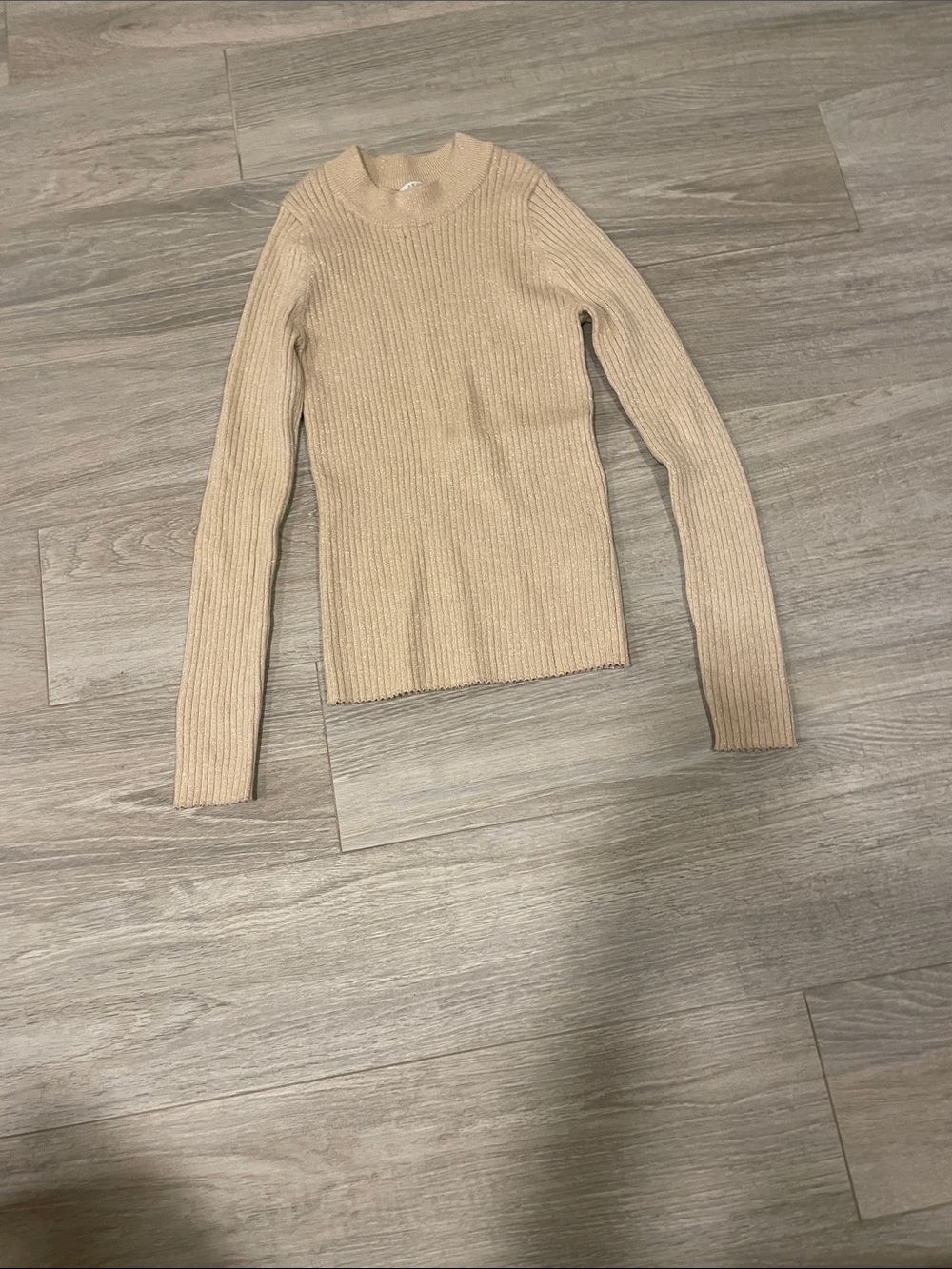 Primark Ribbed Turtleneck Sweater - Beige